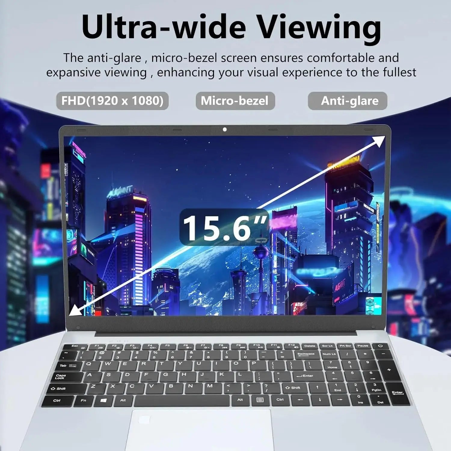 Windows 11 15.6" Ultra Slim Portable Laptop intel Core i9-9900U 16GB RAM 1TB 2TB SSD Fingerprint Office Gaming Laptop PC