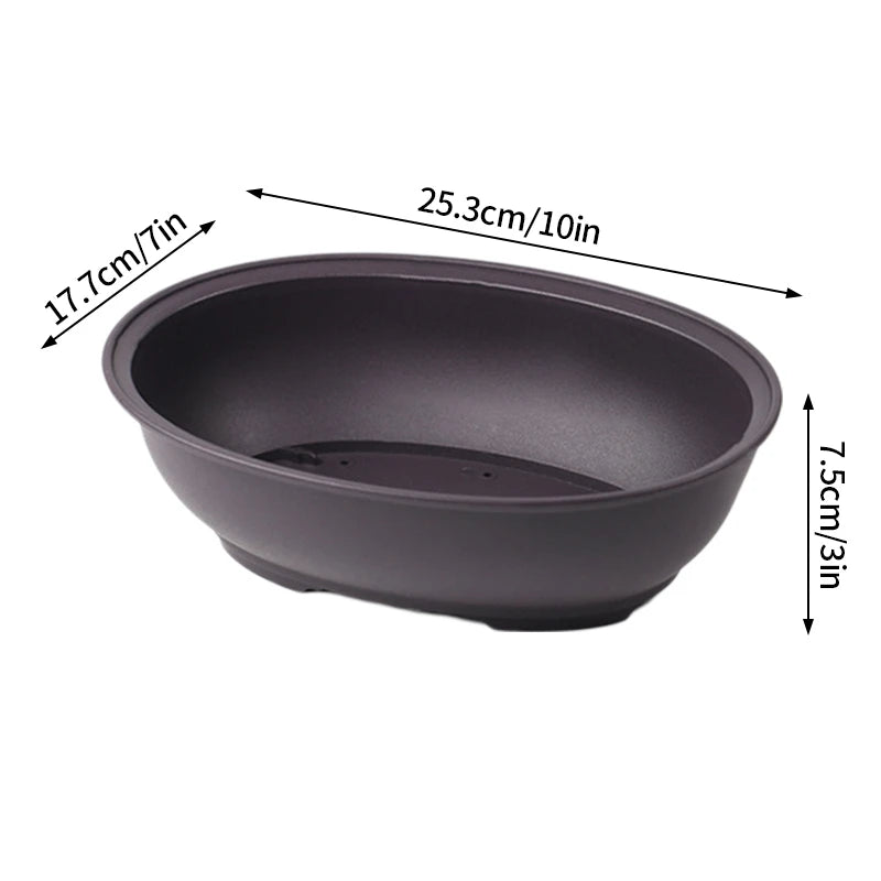 Bonsai Pots for Succulents Bonsai Vase Rectangle Plant Pots for Plants Outdoor Garden Pot Flowerpots Tray Garden Supplies
