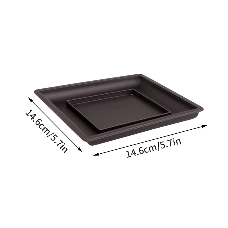 Bonsai Pots for Succulents Bonsai Vase Rectangle Plant Pots for Plants Outdoor Garden Pot Flowerpots Tray Garden Supplies