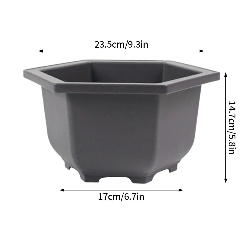 Bonsai Pots for Succulents Bonsai Vase Rectangle Plant Pots for Plants Outdoor Garden Pot Flowerpots Tray Garden Supplies