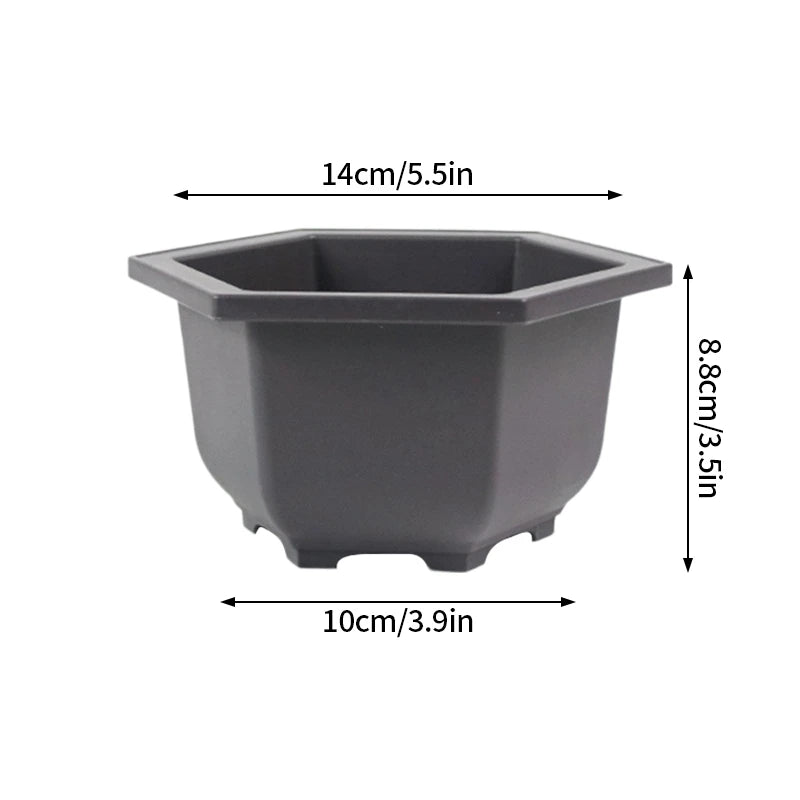 Bonsai Pots for Succulents Bonsai Vase Rectangle Plant Pots for Plants Outdoor Garden Pot Flowerpots Tray Garden Supplies