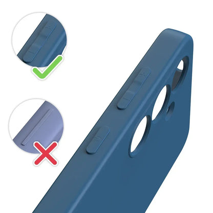 For Samsung Galaxy S25 S25Plus S25Ultra S25Edge S24 S23 S22 S21 FE Ultra Case Soft Liquid Silicone Shockproof Phone Back Cover