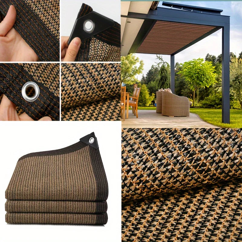 Backyard Shade Net - Ultra Dense, Durable &amp; Multiple Sizes, Shade Net/Privacy Fence/Plant Shade Cloth, Suitable for Patios, Gree