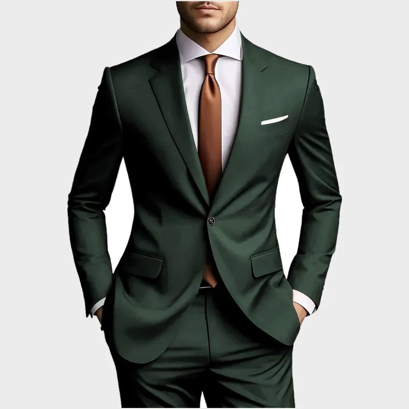 (Jacket +Pants) 2025 New Luxury Elegant Men&