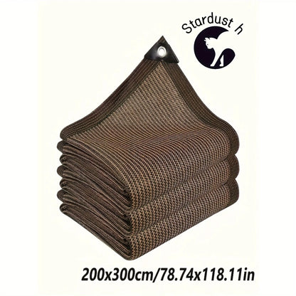 Sunshade Net - Thick Anti-Aging Outdoor Canopy for Patio, Garden, and Camping, 51-60% Shade Rate, Durable Mesh Fabric