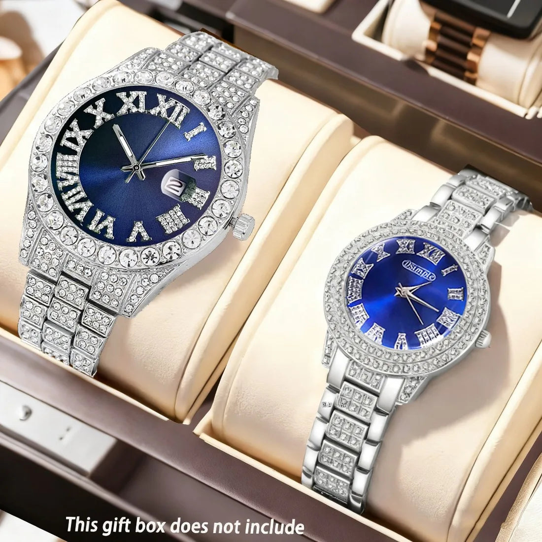 [ Fashion Couple Watches Set ] Quartz Watches | Luxury Watch Set | Elegant Watch | Fashion Accessory | Ideal for Holiday Gifts