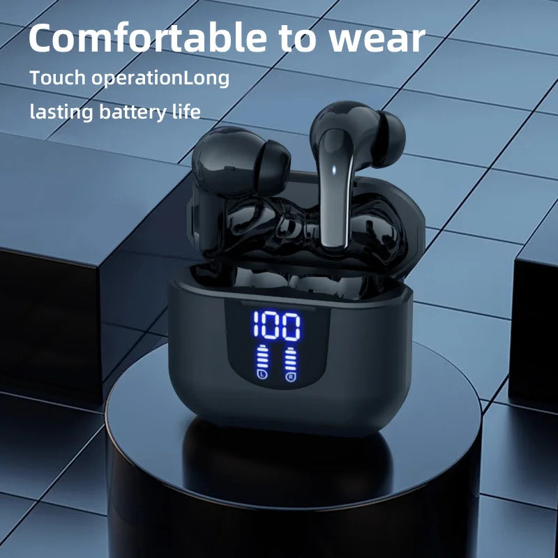 144 language instant translation 2025 new cross-border Bluetooth earphones with true wireless digital display screen,