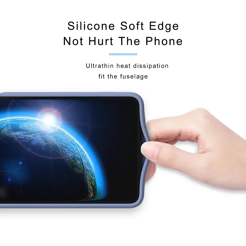 For Samsung Galaxy S25 S25Plus S25Ultra S25Edge S24 S23 S22 S21 FE Ultra Case Soft Liquid Silicone Shockproof Phone Back Cover
