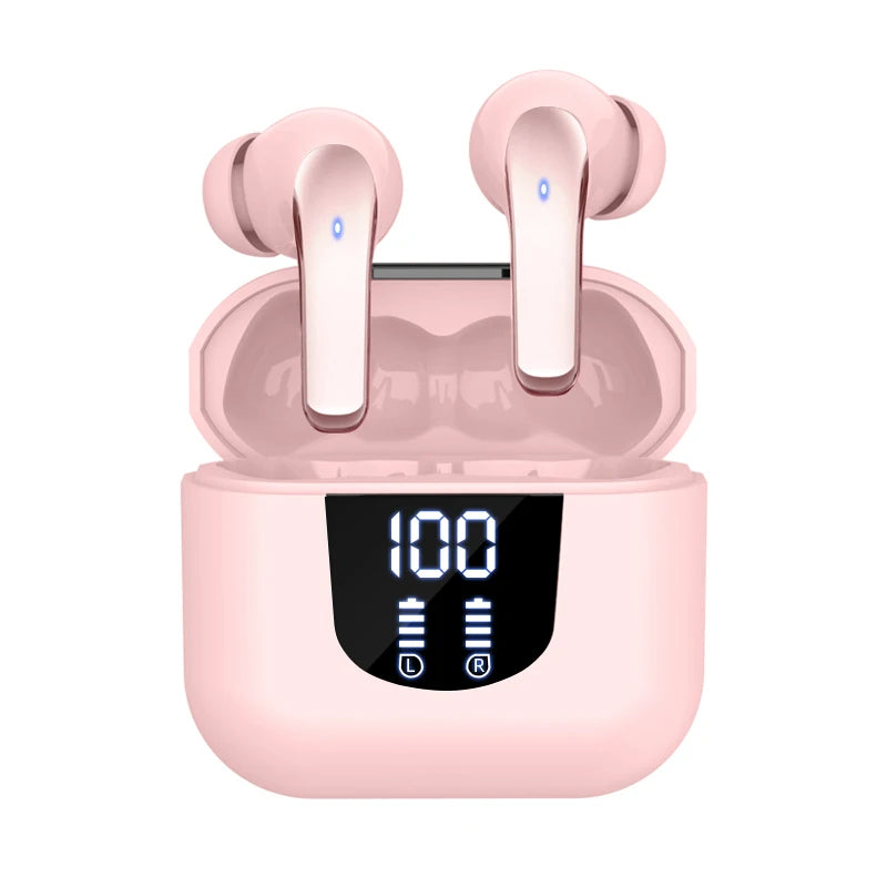 144 language instant translation 2025 new cross-border Bluetooth earphones with true wireless digital display screen,