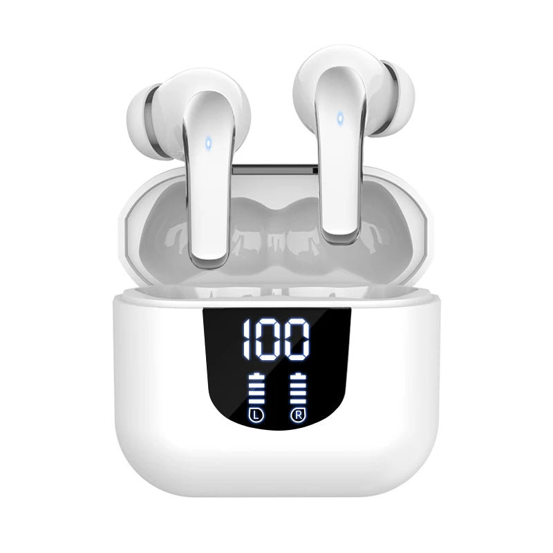 144 language instant translation 2025 new cross-border Bluetooth earphones with true wireless digital display screen,