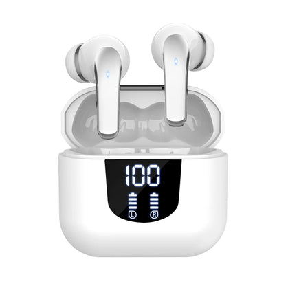 144 language instant translation 2025 new cross-border Bluetooth earphones with true wireless digital display screen,