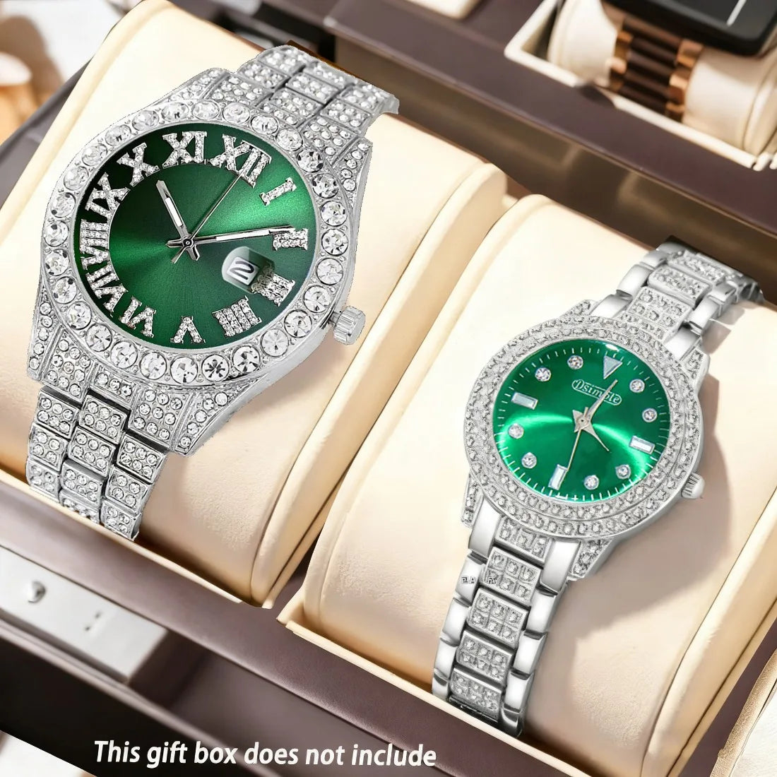 [ Fashion Couple Watches Set ] Quartz Watches | Luxury Watch Set | Elegant Watch | Fashion Accessory | Ideal for Holiday Gifts
