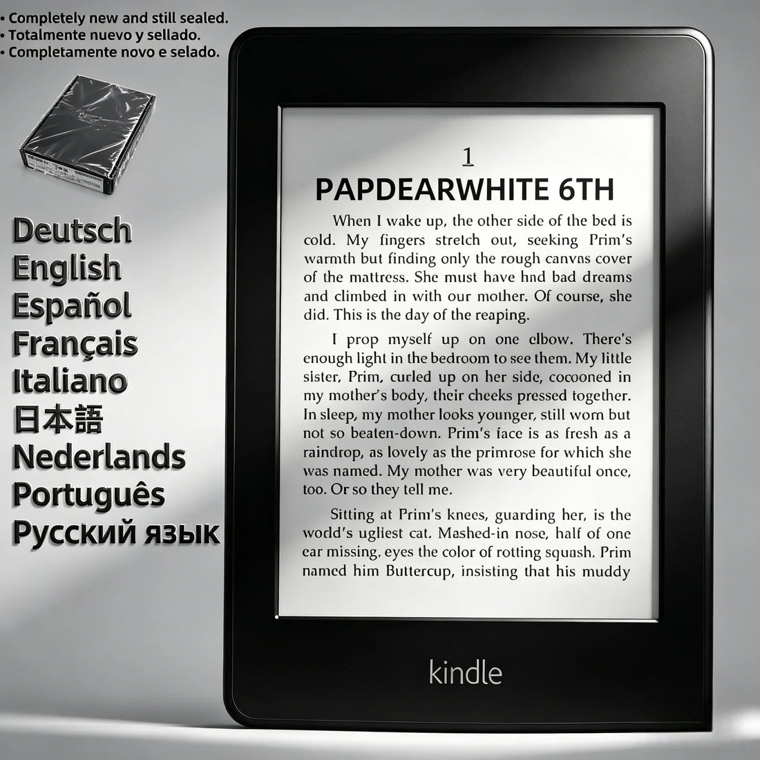 New kindle Paperwhite 6th 2GB light registrable Ebook Ereader E Reader e-ink Book for kindle e reader ebook e reader livro kobo
