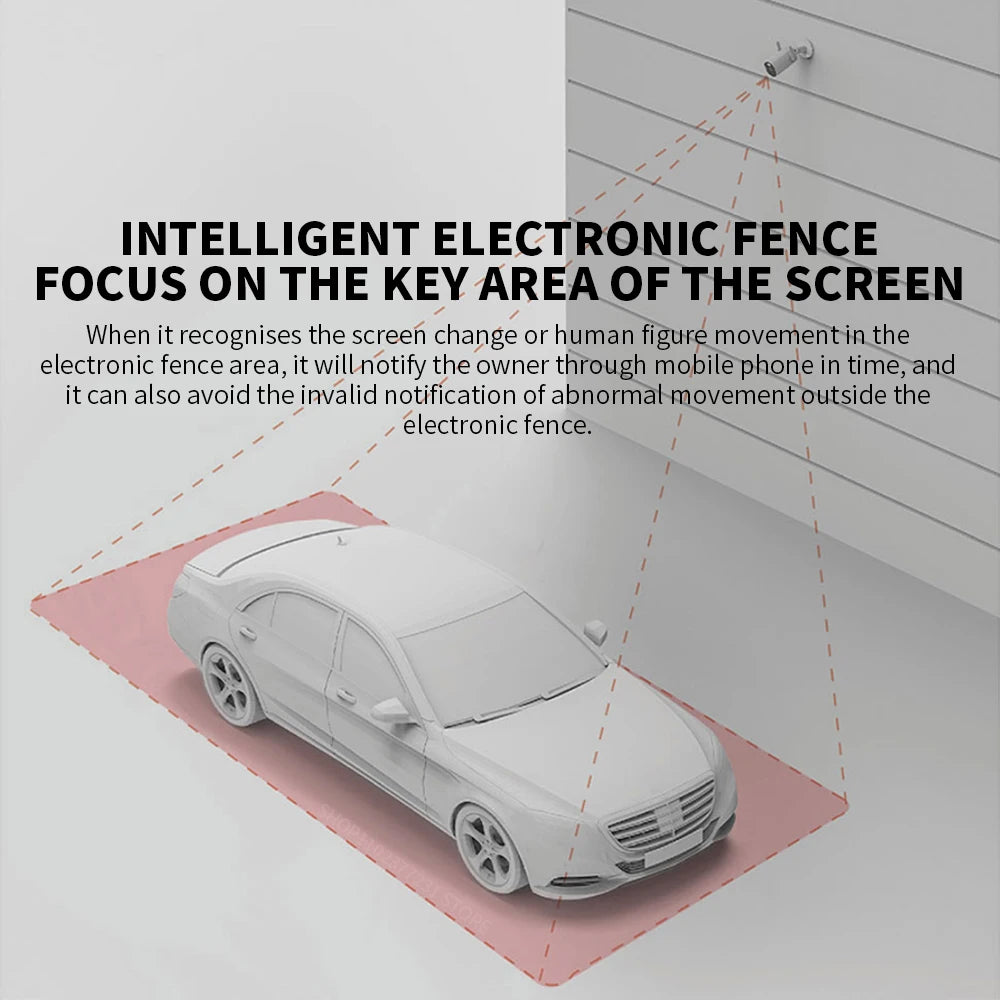 Xiaomi Mijia Outdoor Camera AW300 2K IP66 FullColor Night Vision WiFi Video Surveillance IP Cam Detection MiHome APP -CN