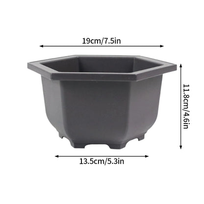 Bonsai Pots for Succulents Bonsai Vase Rectangle Plant Pots for Plants Outdoor Garden Pot Flowerpots Tray Garden Supplies