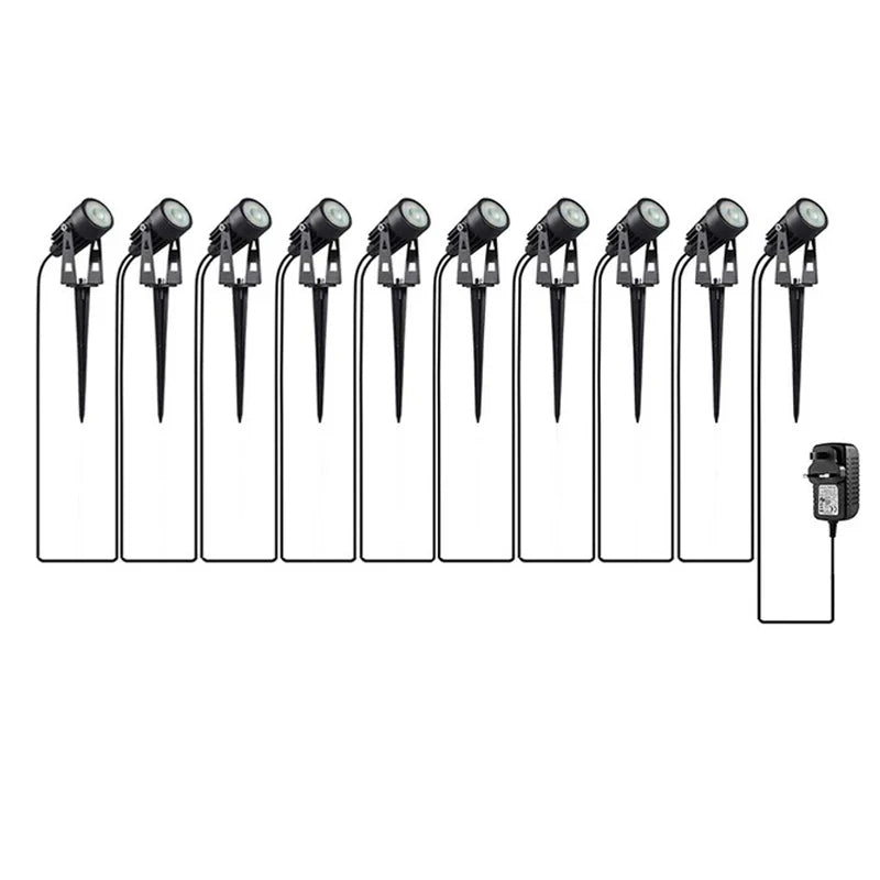 Cable Free Led Garden Decorative Light 10 Trailer 1 Lawn Light 30W Safe Voltage 220V110V24V Waterproof Warm White Spot Light