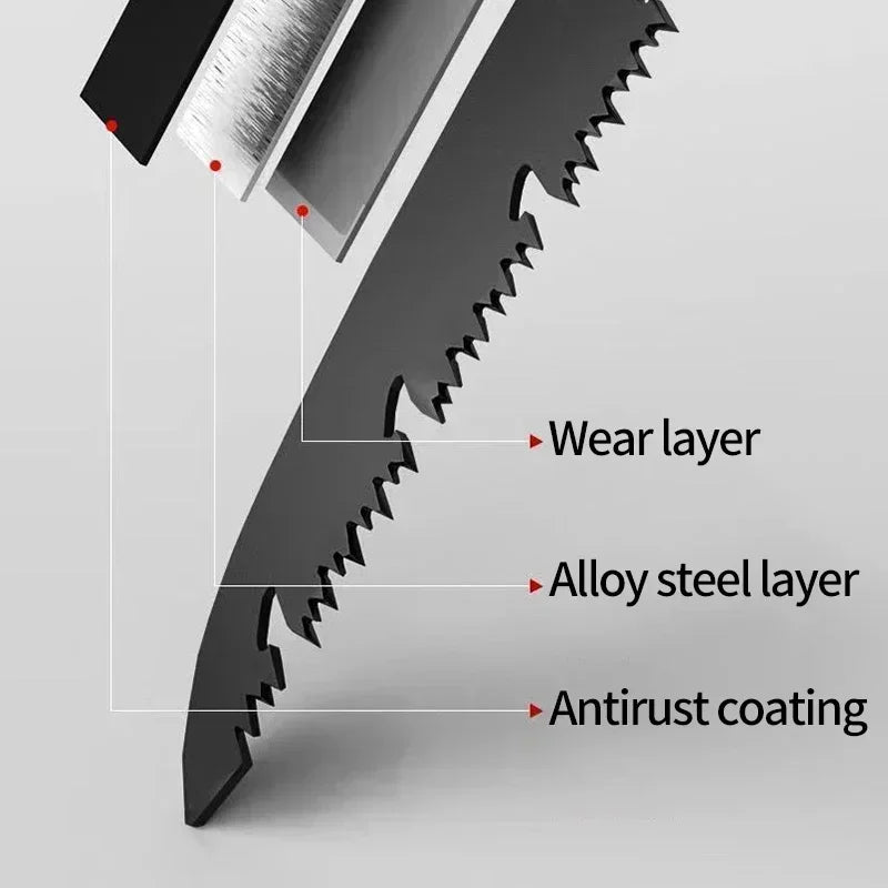 Folding Hand Saw Multifunctional Outdoor Logging Saw Woodworking Folding Portable Saw For Garden Pruner Gardening Tools Tree