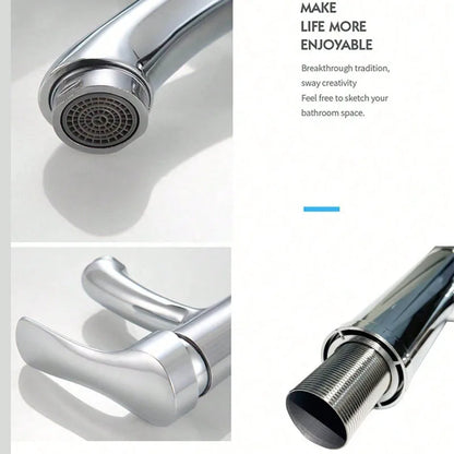 1PC Bathroom Faucets Hot and Cold Mixer Faucets Vanity Bathroom Kitchen Deck Mounted Bathroom Sink Faucets